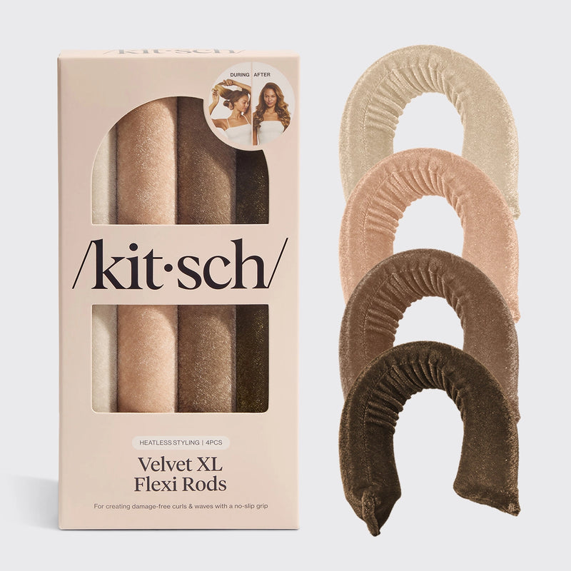 Velvet Satin Hair Rollers