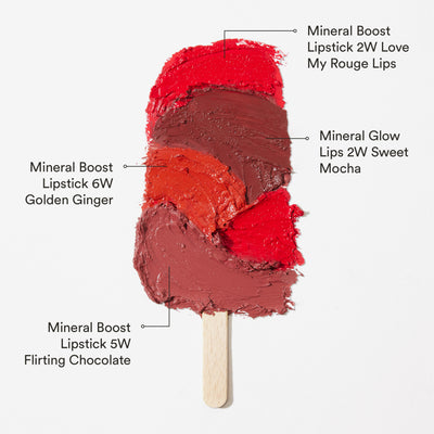 Mineral boost lipstick